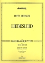 Liebesleid fr Blechblserquintett Partitur und Stimmen