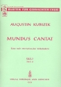 Mundus Cantat 1 Stze nach internationalen Volksliedern fr gemischten Chor