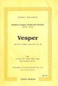 Vesper aus op.3 fr Soli (SATB), Chor, 2 Violinen und Bc Partitur