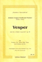 Vesper aus op.3 fr Soli (SATB), Chor, 2 Violinen und Bc Partitur