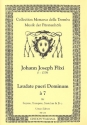 Laudate pueri dominum a 7 fr Sopran, Trompete, Streicher und Bc Partitur und Stimmen