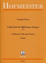 Collection de differentes danses op.6 fr Klavier, Flte und Violine,   Stimmen