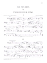 6 Studies in English Folk-Song for tuba