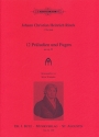 12 Prludien und Fugen aus op.55 fr Orgel