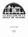 LA BALLADE DE LA GEOLE DE READING POUR PIANO A 4 MAINS