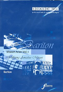 Mozart-Arien (Bariton) vol.1 CD mit Lern- und Begleitfassung