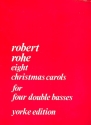 8 Christmas Carols for 4 double basses score and parts