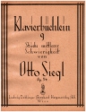 Klavierbchlein op.54 9 Stcke mittlerer Schwierigkeit