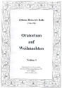 Oratorium auf Weihnachten fr Soli, Chor und Orchester Violine 1