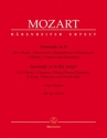 Serenade B-Dur KV361 fr 2 Oboen, 2 Klarinetten, 2 Bassetthrner, 4 Hrner, 2 Fagotte und Kontraba,    Stimmen