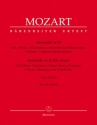 Serenade B-Dur KV361 fr 2 Oboen, 2 Klarinetten, 2 Bassetthrner, 4 Hrner, 2 Fagotte und Kontraba,    Stimmen