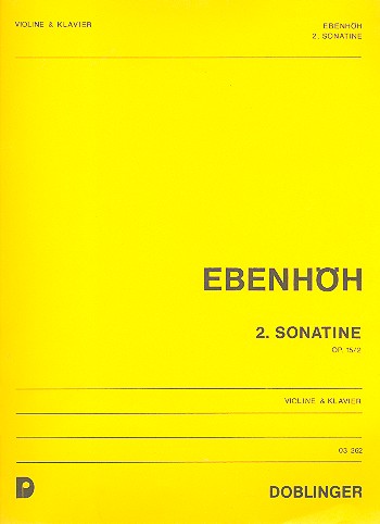 SONATINE NR.2 OP.15,2 FUER VIOLINE UND KLAVIER