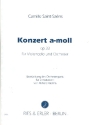 Konzert a-moll op.33 fr Violoncello und Orchester fr Cello solo und 3 Celli Partitur und Stimmen