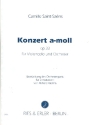 Konzert a-moll op.33 fr Violoncello und Orchester fr Cello solo und 3 Celli Partitur und Stimmen