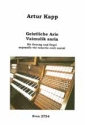 Geistliche Arie fr Gesang und Orgel