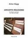 Andante religioso fr Violine und Orgel