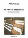 Andante religioso fr Violoncello und Orgel
