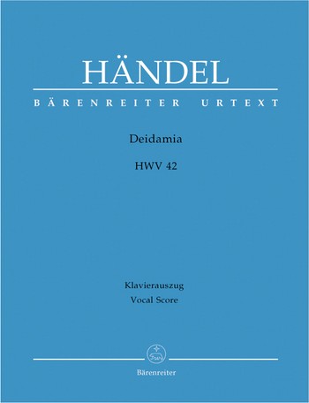 Deidamia HWV42 Klavierauszug (dt/it)