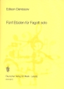 5 Etden fr Fagott solo