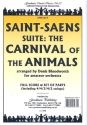 Carnival of the Animals for orchestra score and set of parts