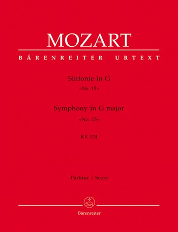 SINFONIE G-DUR KV124 FUER KAMMER- ORCHESTER PARTITUR