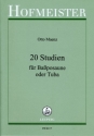 20 Studien fr Baposaune (Tuba)