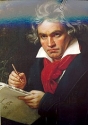 Postkarte Ludwig van Beethoven  lgemlde von Joseph Karl Stieler, 1820