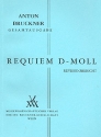 Requiem d-Moll fr gem Chor und Orchester Revisionsbericht