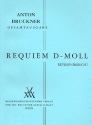 Requiem d-Moll fr gem Chor und Orchester Revisionsbericht