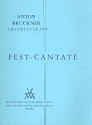 Fest-Cantate fr Mnnerchor und Orchester Studienpartitur
