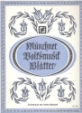 Mnchner Volksmusikbltter fr Melodieinstrument, Zither und Gitarre Partitur