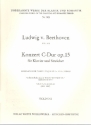 Konzert C-Dur Nr.1 op.15 fr Klavier und Streicher Violine 2