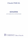 Sonatine pour saxophone alto et piano