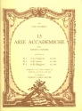 15 arie accademiche Band (Nr.4-6) fr Sopran und Orchester fr Sopran und Klavier