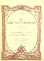 15 arie accademiche vol.5 (Nr.13-15) fr Sopran und Orchester fr Sopran und Klavier