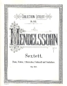 Sextett op.110 fr Klavier, Violine, 2 Violen, Violoncello und Bass Stimmen