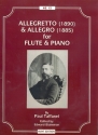 Allegretto and Allegro for 2 flutes and piano