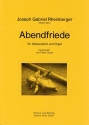 Abendfriede op.156,10 fr Altsaxophon und Orgel