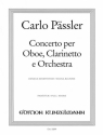 Konzert B-Dur fr Oboe, Klarinette und Orchester Partitur