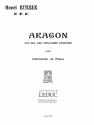 ARAGON SUR DES AIRS POPULAIRES D'ESPAGNE POUR CLARINETTE ET PIANO