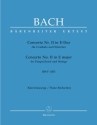 Konzert E-Dur Nr.2 BWV1053  fr Cembalo und Streicher  fr 2 Klaviere