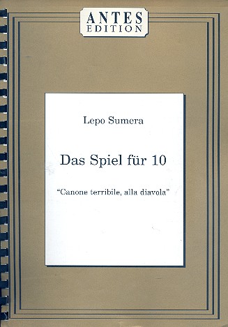 Das Spiel fr 10 fr Blser, Streicher und Klavier Partitur