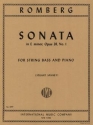 Sonata E MIno. op.38,1 for stringbass and piano
