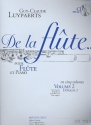 De la flte vol.2 (+CD) pour flte et piano (texte fr/dt/en/sp)