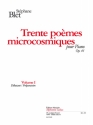 30 pomes microcosmiques op.41 vol.1 (nos.1-10) pour piano (debutant/ preparatoire)
