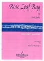 Rose Leaf Rag for 4 clarinets and bass clarinet score and parts