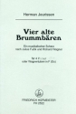 4 alte Brummbren fr 4 Hrner (Wagnertuben in F/ES) Partitur und Stimmen