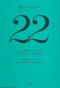 22 finnish Folksongs for soprano and alto voices a cappella