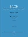 Missa g-Moll BWV235  fr Soli, gem Chor und Orchester Partitur