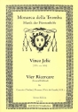 4 Ricercare für Kornett (Violine), Posaune (Vaila da gamba) und Bc Partitur und Stimmen